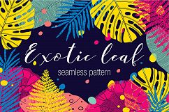Exotic leaf. Summer mood. Product Image 1