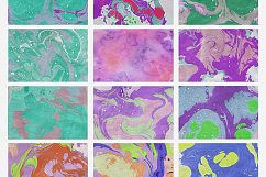 Bright Marble&amp;Watercolor Backgrounds Product Image 3