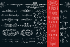 Valentine Wedding Love Doodles Product Image 1