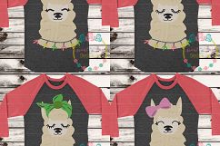 Llama Set of 4 SVG DXF PNG Product Image 1