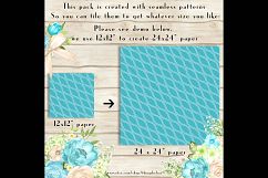 100 Seamless Wave Dot Pattern Digital Papers 12 x 12 inch Product Image 3