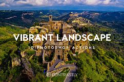 Vibrant Landscape Photoshop Actions Product Image 1