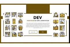 Dev Code Occupation Landing Header Vector Product Image 1