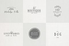 Premade Logo bundle laurel feminine templates Product Image 4