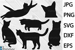 Monogram Cats Designs - Clip art / Cutting Files 99c Product Image 2