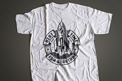 Startup Rocket Retro Logo Product Image 6