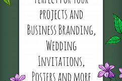 Drawn Flower Patterns and Elements Product Image 17