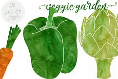 Vegetable &amp; Produce Clipart Set Product Image 2