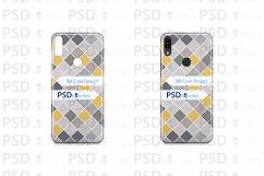 Asus Zenfone Max pro M1 3D Case Design Mockup Back View Product Image 6