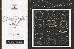 Christmas Light Overlays Product Image 1