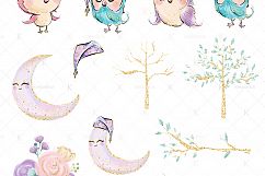 Cute Owls Clipart Product Image 2