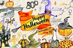 Happy Halloween Watercolor Set Product Image 1