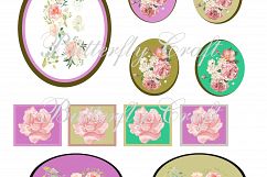 Pastel Flowers Digital Paper, Flower digital paper, Spring flowers digital, Flowers pattern, Custom flower background, Vintage flowers paper Product Image 9
