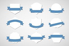 Set  vector label sticker icon emblem templates Product Image 2