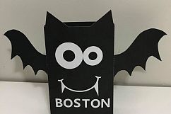 Halloween Treat Bag Paper Cutting Template SVG Product Image 2