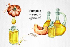 Pumpkin. Watercolor bundle Product Image 7