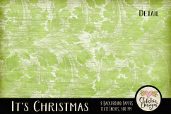 Christmas Backgrounds - Christmas Digital Papers Textures Product Image 3