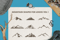 Mountain Shapes For Logos Vol 1 Product Image 1