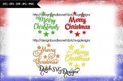4 Text cutting files Merry Christmas, christmas svg Product Image 1
