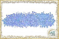 Blue Glitter Digital Clipart Brush Stroke - 24 of beautiful PNG files Product Image 15