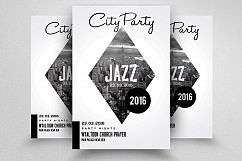 City Jazz Music Flyer Product Image 1
