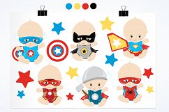 Superhero Baby  graphics and illustrations Product Image 2