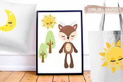 Woodland plushies graphics and illustrations Product Image 5