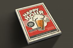 Happy Hour Vintage Flyer Product Image 3