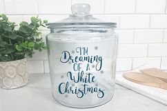 I'm Dreaming of a White Christmas SVG Cut File - EPS DXF PNG Product Image 9