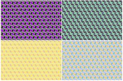 10 Isometric 3D Cubes Backgrounds Product Image 3