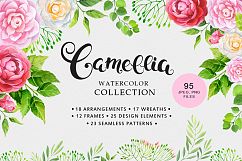 Camellia watercolor collection Product Image 1