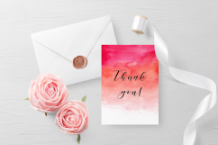 Watercolor Ombre Paper - Red Product Image 3