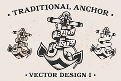 Traditional Anchor Vector Design I Product Image 1