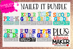 Nailed It SVG - Graduation Bundle SVG - Boy Product Image 1