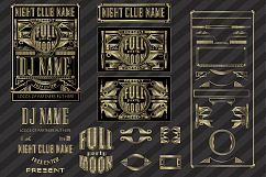 Fullmoon party art deco design. Product Image 3