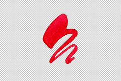 Crimson Peonies PNG watercolor set Product Image 10