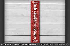 Happy Valentines Day Sign SVG - Valentines Day SVG - 1510 Product Image 2