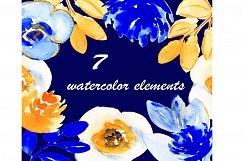 Autumn Watercolor Flowers Clipart Product Image 5