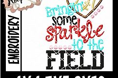 Bringin Some Sparkle To The Field - Football Embroidery Product Image 2