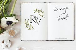 Grace &amp; Glory Botanical Alphabet Olive Watercolor Product Image 12