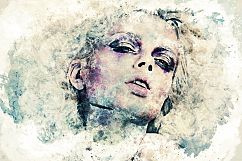 Watercolor Portrait Photo Template Product Image 4