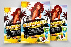 10 Summer Beach Cocktail Party Flyers Bundle Product Image 9