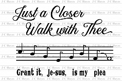 Just a Closer Walk, SVG Cutting Files Product Image 2