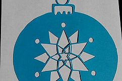 12 x Christmas Bauble papercutting templates Product Image 4
