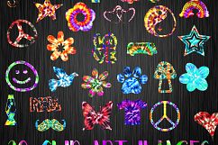 Groovy Tie Dye Clip Art Product Image 2