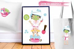 Spa Girls graphics and illustrations Product Image 5