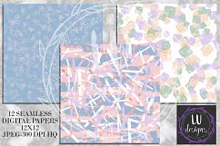 Abstract Paint Digital Paper Pack Product Image 4