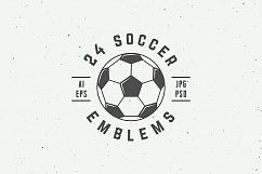 24 soccer emblems Product Image 1