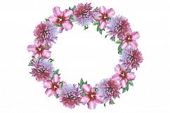 Wild Flowers watercolor PNG set Product Image 7
