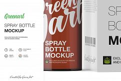 Spray Bottle W/ Kraft Box - 2 Mockup Product Image 7